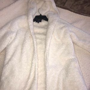 Sherpa cardigan/coat